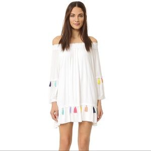 Misa off the shoulder tassel dress